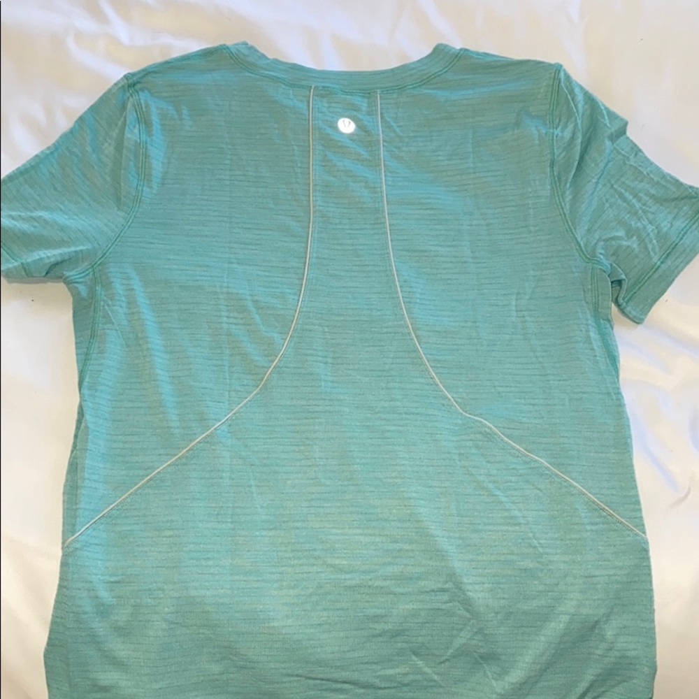 Performance fabric turquoise t shirt